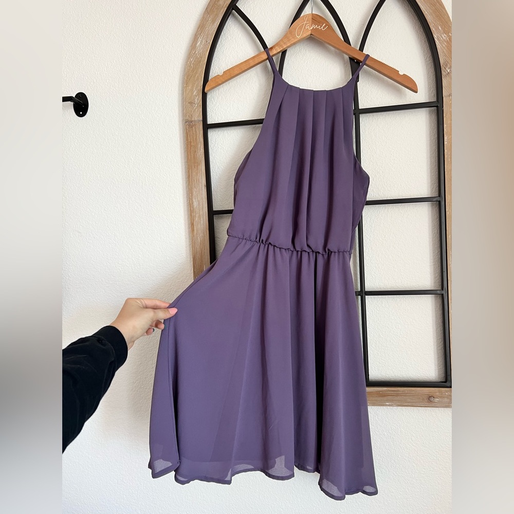 Beautiful lavender simple dress